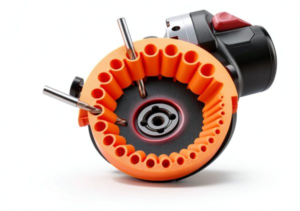 ASUSARA Drill Bit Sharpener Hand Powered Orange 125mm-0
