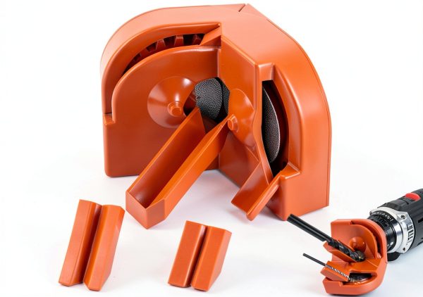 VOOKLDOP Drill Bit Sharpener Diamond Wheel Hand Powered-0