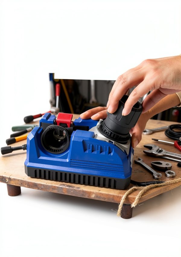 Xvierut Drill Bit Sharpener Adjustable Angle AC Power Tool-5