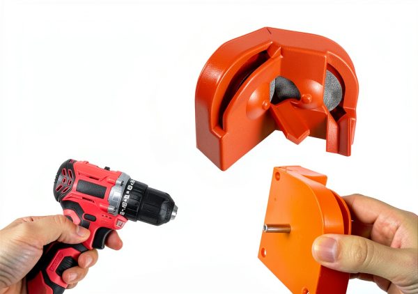 VOUSXLLEZ Drill Bit Sharpener Hand Powered ABS Orange MZQ001-5