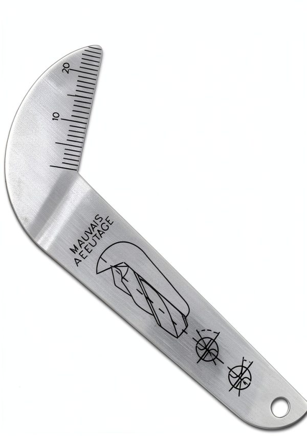 Drill Bit Gauge CALIDAKA Stainless Steel Mini Tool-1