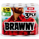 Brawny 3‑Ply Paper Towels Strong Absorbent-0