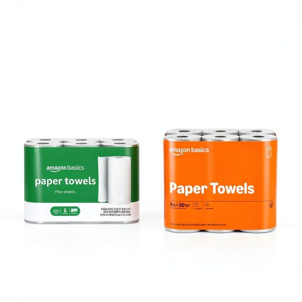 Amazon Basics Paper Towels 150 Sheet Pack Home-1