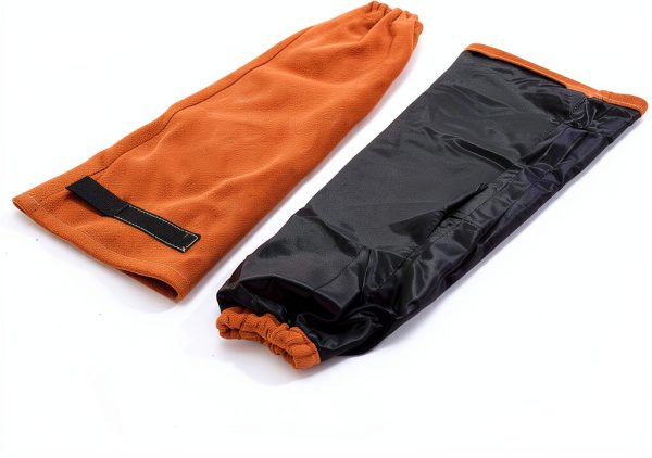 Leather Welding Sleeves QeeLink – Flame Resistant Kevlar Arm Guard-2