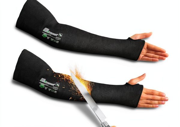 Schwer ANSI A9 Cut Resistant Arm Sleeves PM916, 18in 2-Ply Construction Flame Resistant Welding Sleeves for Work, Ultimate Performance, Level 4 Heat Resistant Arm Guards for Glass Blowing, Automotive-0