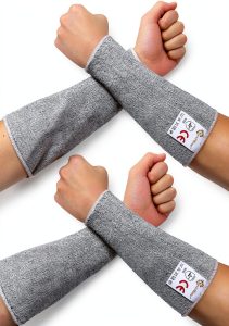Evridwear Arm Protectors Cut‑Resistant Sleeve – Thumb Hole Options-0