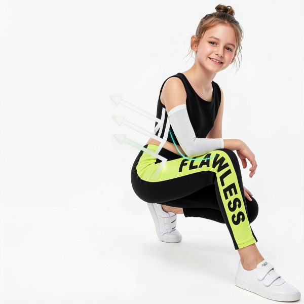 UPF50+ Arm Sleeves Luwint – Ice Silk UV Cooling for Kids & Adults 6P-1