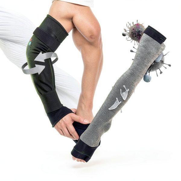 Schwer PRO-SKIN ANSI A9 Cut Resistant Arm Sleeves Detachable Velcro-6