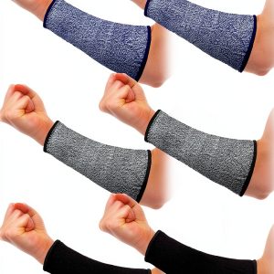 Arm Protectors Sintege 5 Cut Resistant Sleeve Black Royal Blue 7.9-0